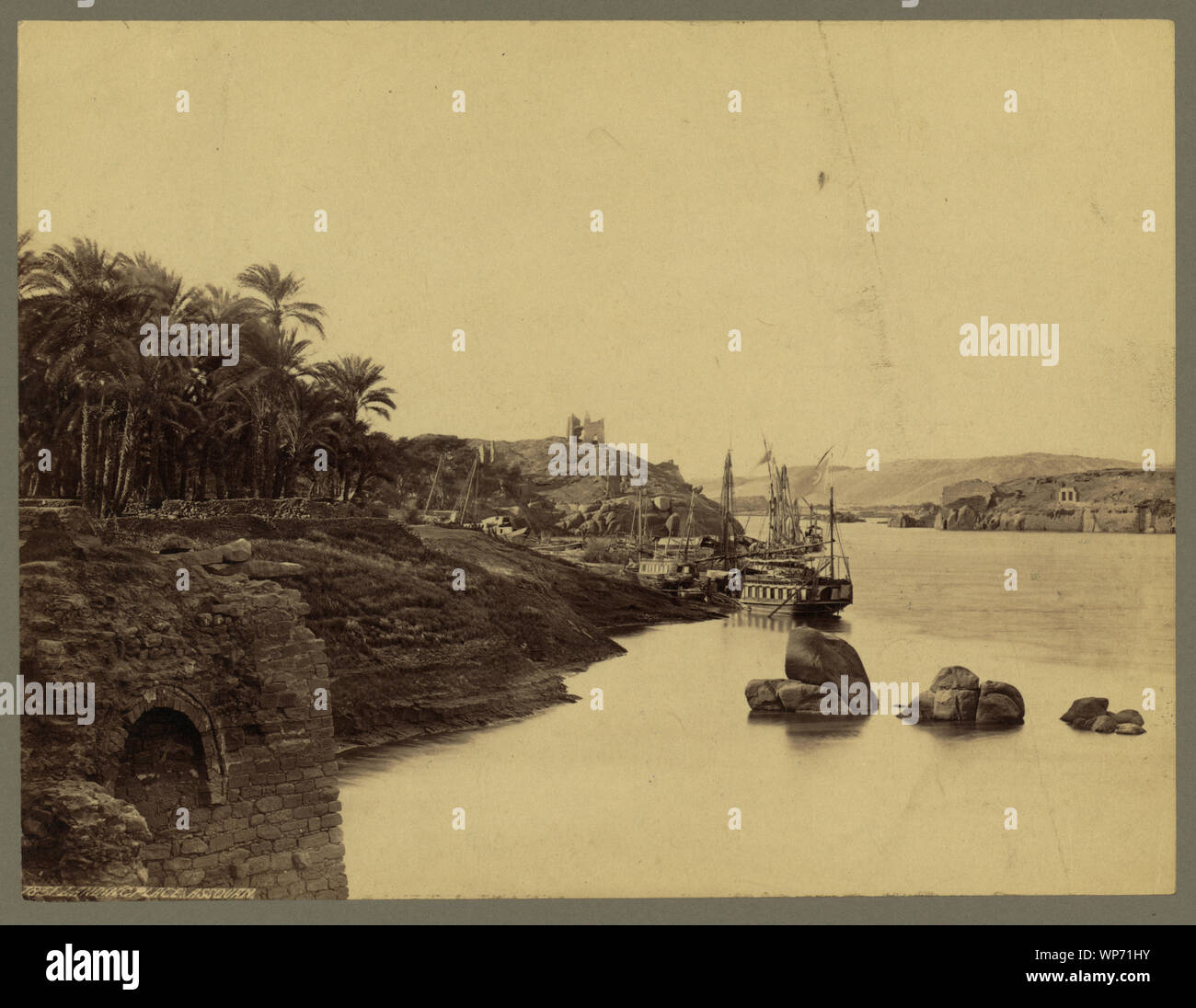 Landeplatz. Assouan Stockfoto