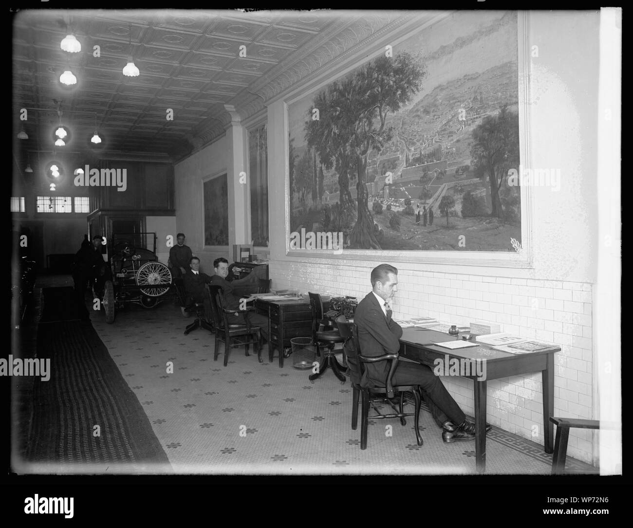 Lanza Motoren Co., Innenraum Stockfoto