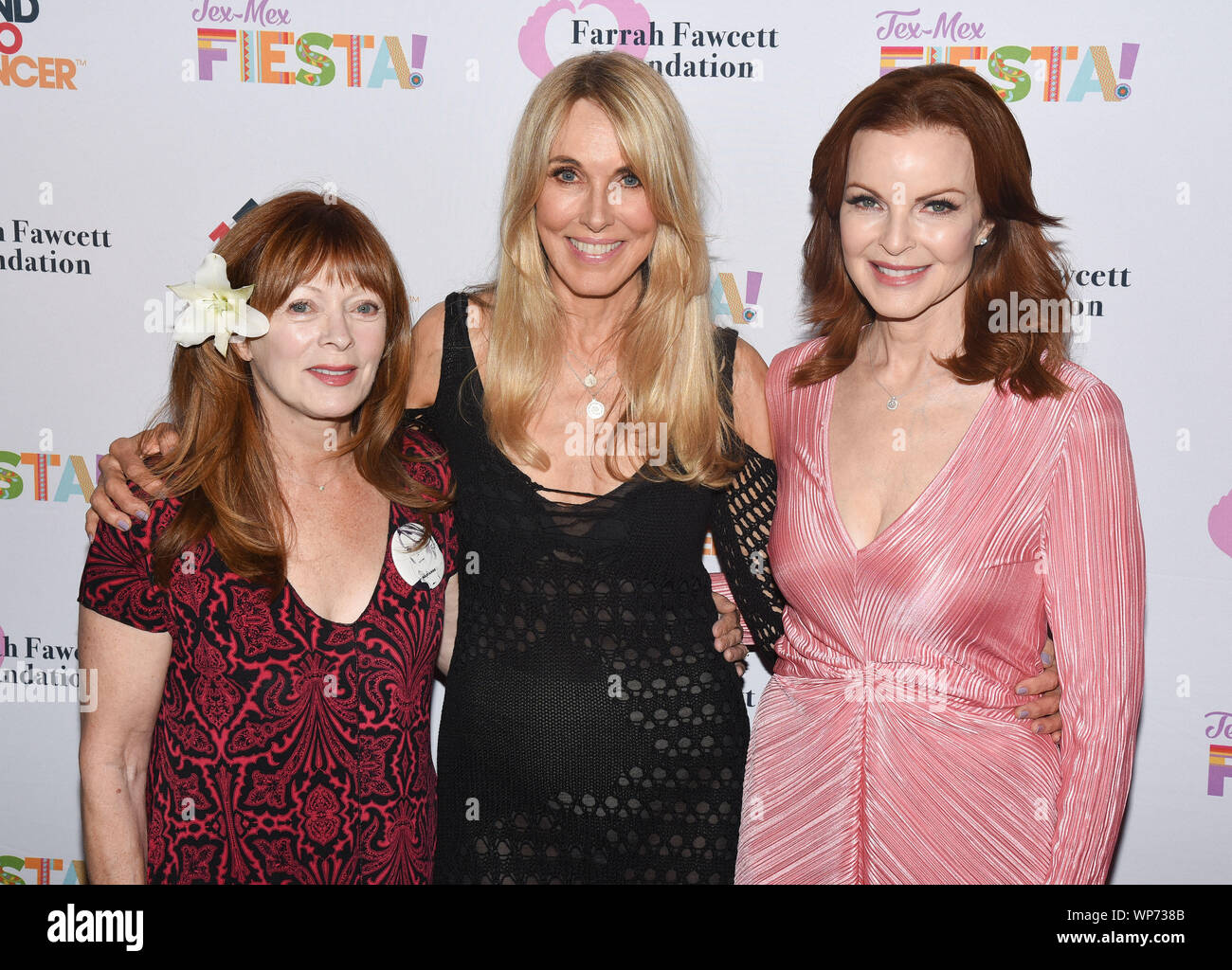 Beverly Hills, USA. 06 Sep, 2019. Frances Fisher, Alana Stewart und Marcia Cross nimmt an der Farrah Fawcett's Foundation' Tex-Mex Fiesta' ehren Marcia Cross im Wallis Annenberg Center für Darstellende Künste in Beverly Hills, Kalifornien, am 6. September 2019. Credit: Foto Access/Alamy leben Nachrichten Stockfoto