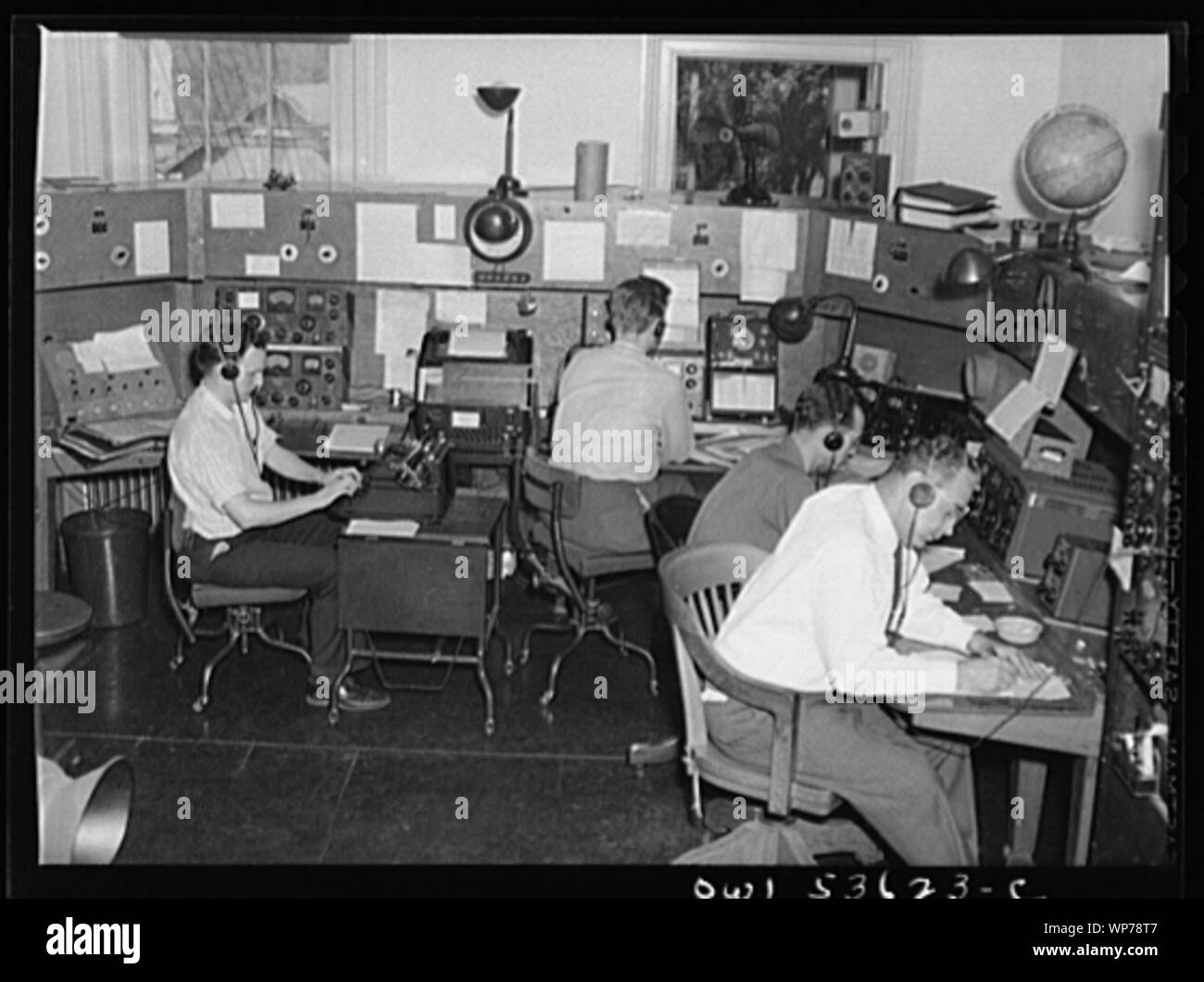 Laurel, Maryland. Überwachung an der United States Federal Communications Commission Horchposten, Laurel, Maryland. Überwachung an der United States Federal Communications Commission Horchposten; Stockfoto