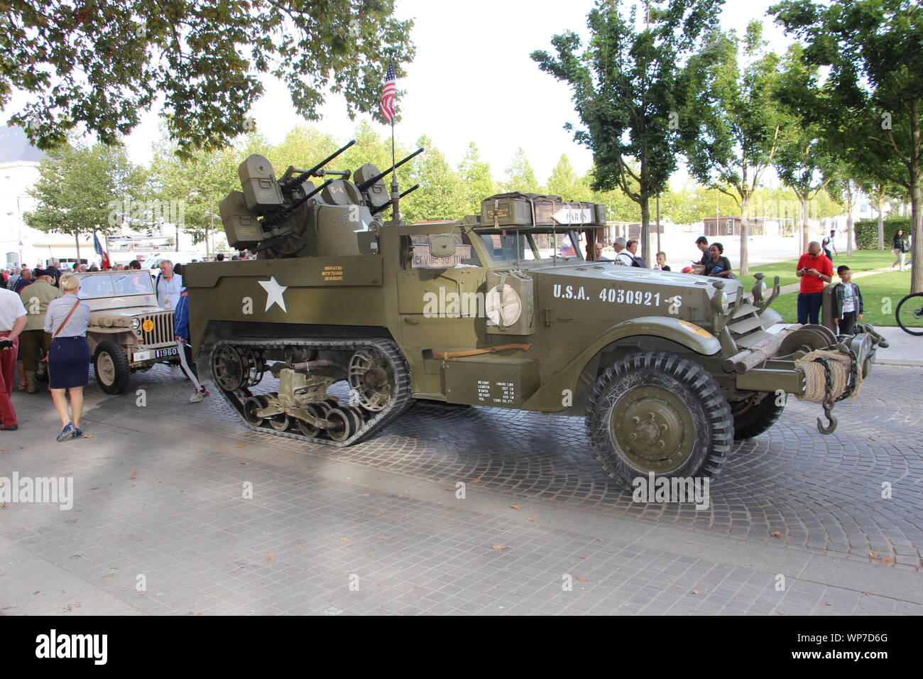 Freitag, 6. September 2019, zum 75. Jahrestag der Befreiung von Niort Stockfoto