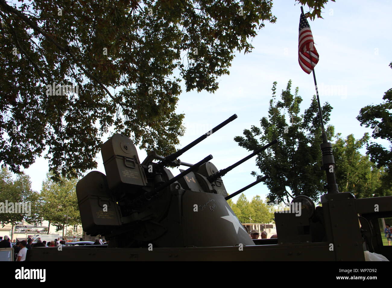 Freitag, 6. September 2019, zum 75. Jahrestag der Befreiung von Niort Stockfoto