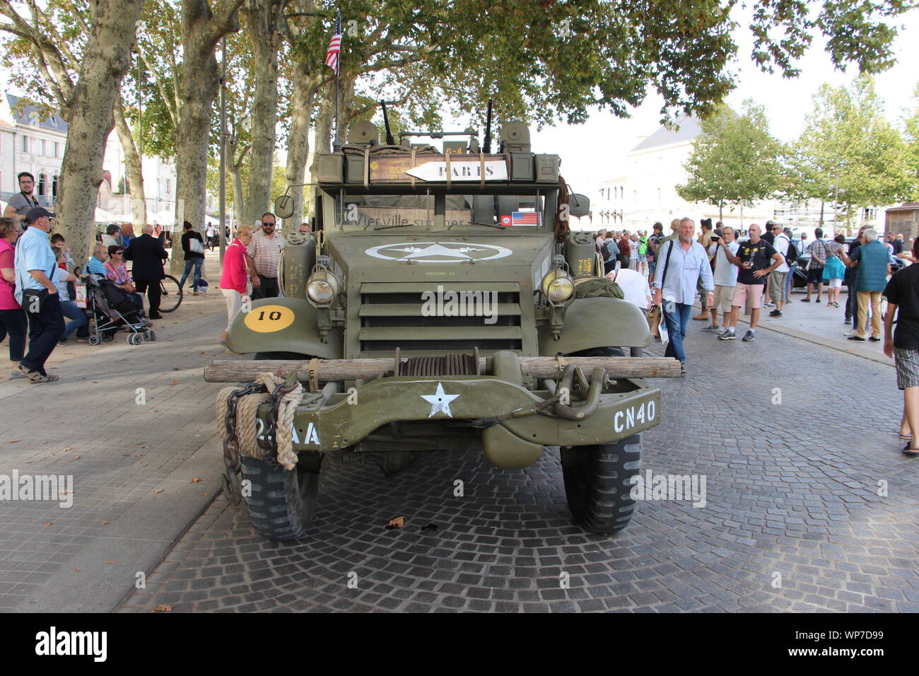 Freitag, 6. September 2019, zum 75. Jahrestag der Befreiung von Niort Stockfoto