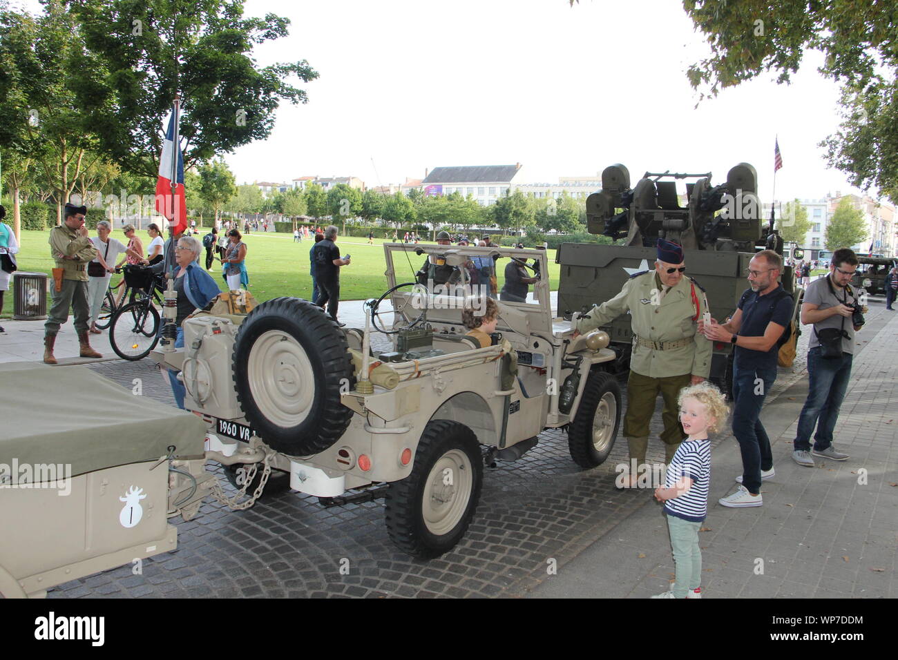 Freitag, 6. September 2019, zum 75. Jahrestag der Befreiung von Niort Stockfoto