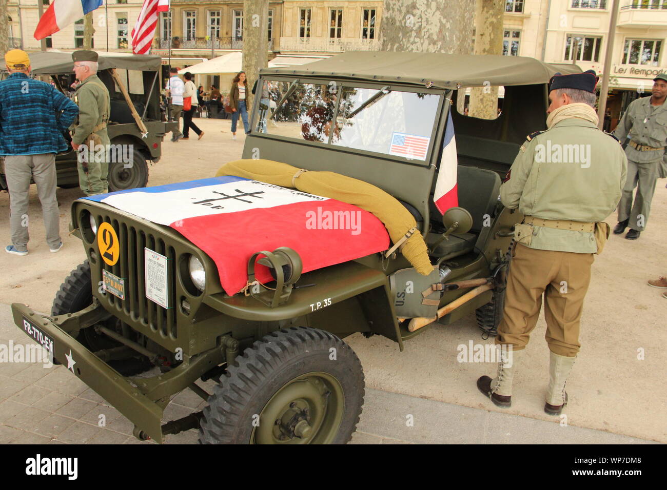 Freitag, 6. September 2019, zum 75. Jahrestag der Befreiung von Niort Stockfoto