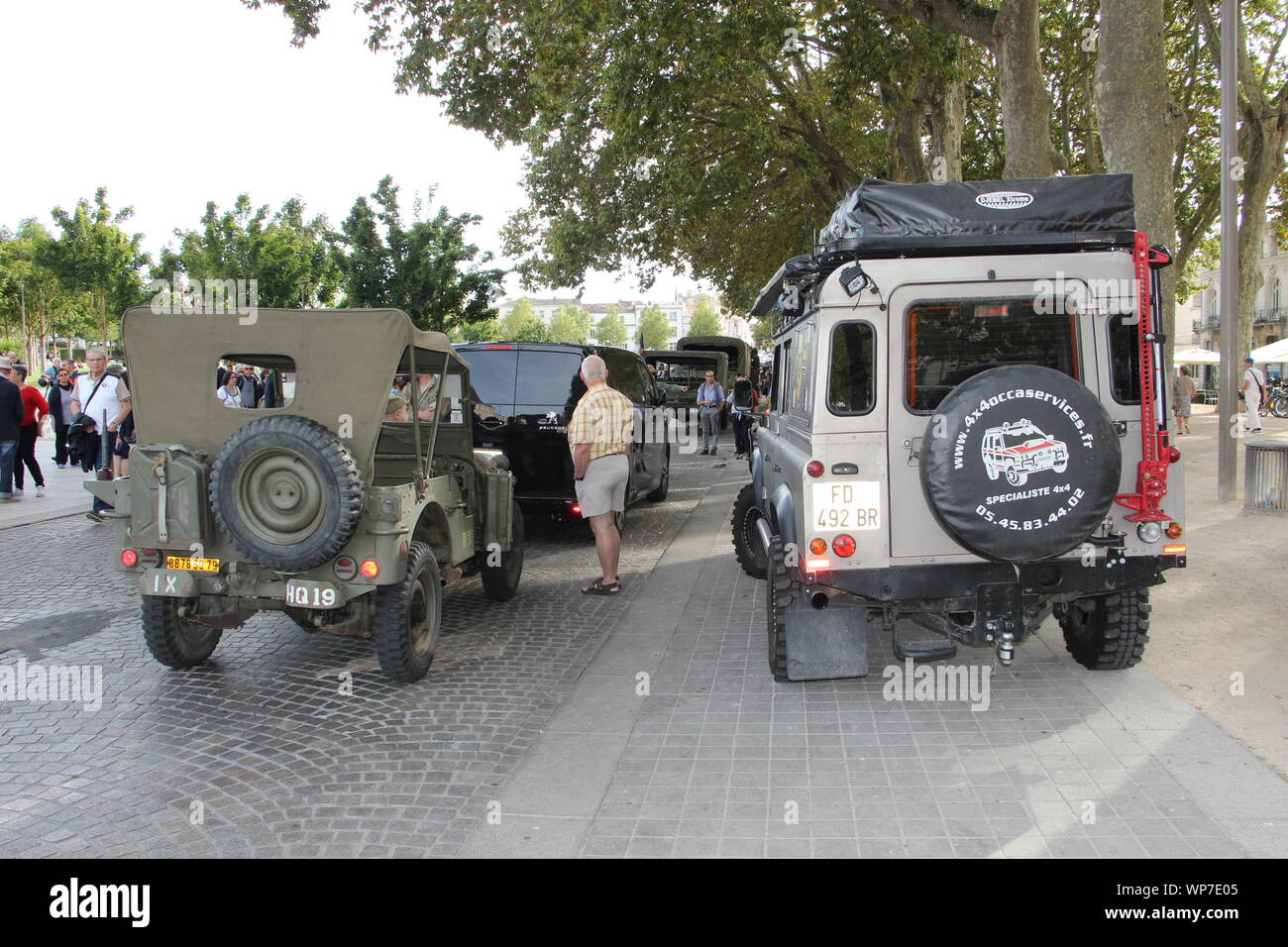 Freitag, 6. September 2019, zum 75. Jahrestag der Befreiung von Niort Stockfoto