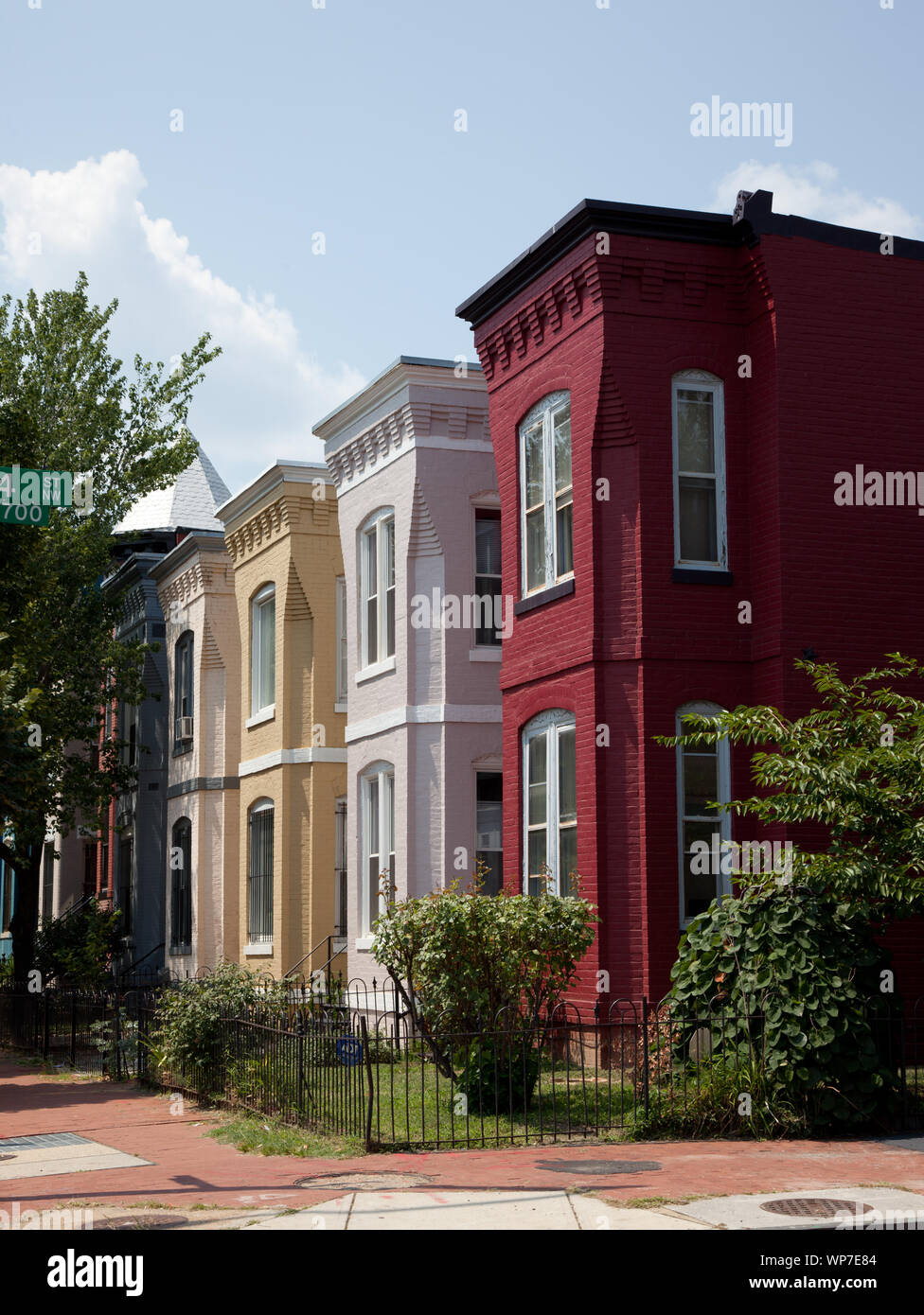 LeDroit Park, ein Viertel in NW, Washington, D.C Stockfoto