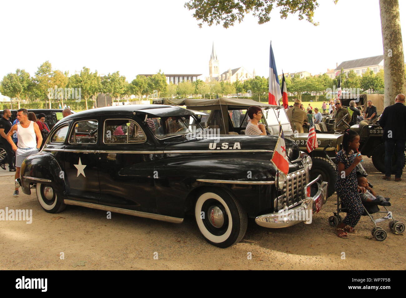 Freitag, 6. September 2019, zum 75. Jahrestag der Befreiung von Niort Stockfoto