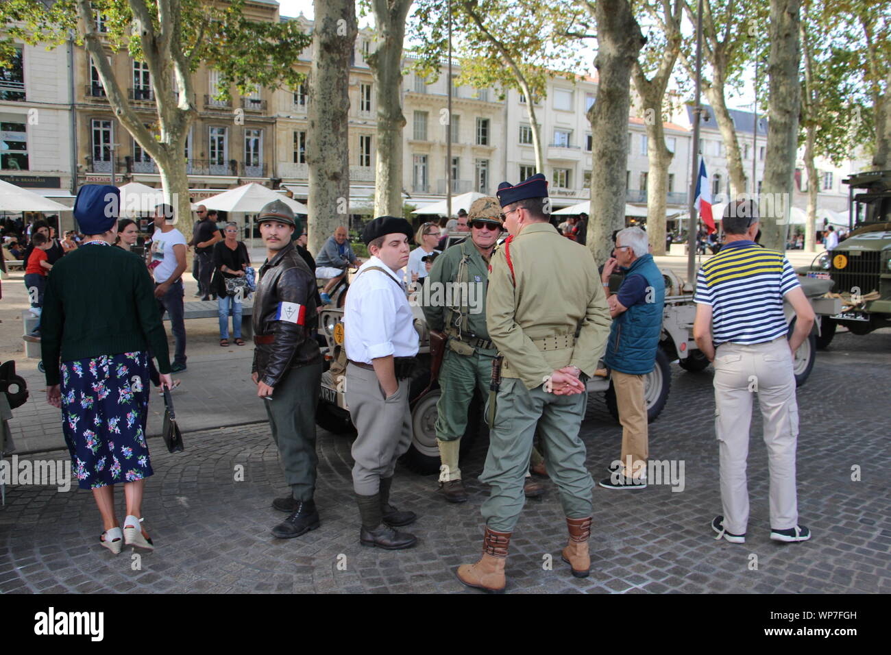 Freitag, 6. September 2019, zum 75. Jahrestag der Befreiung von Niort Stockfoto