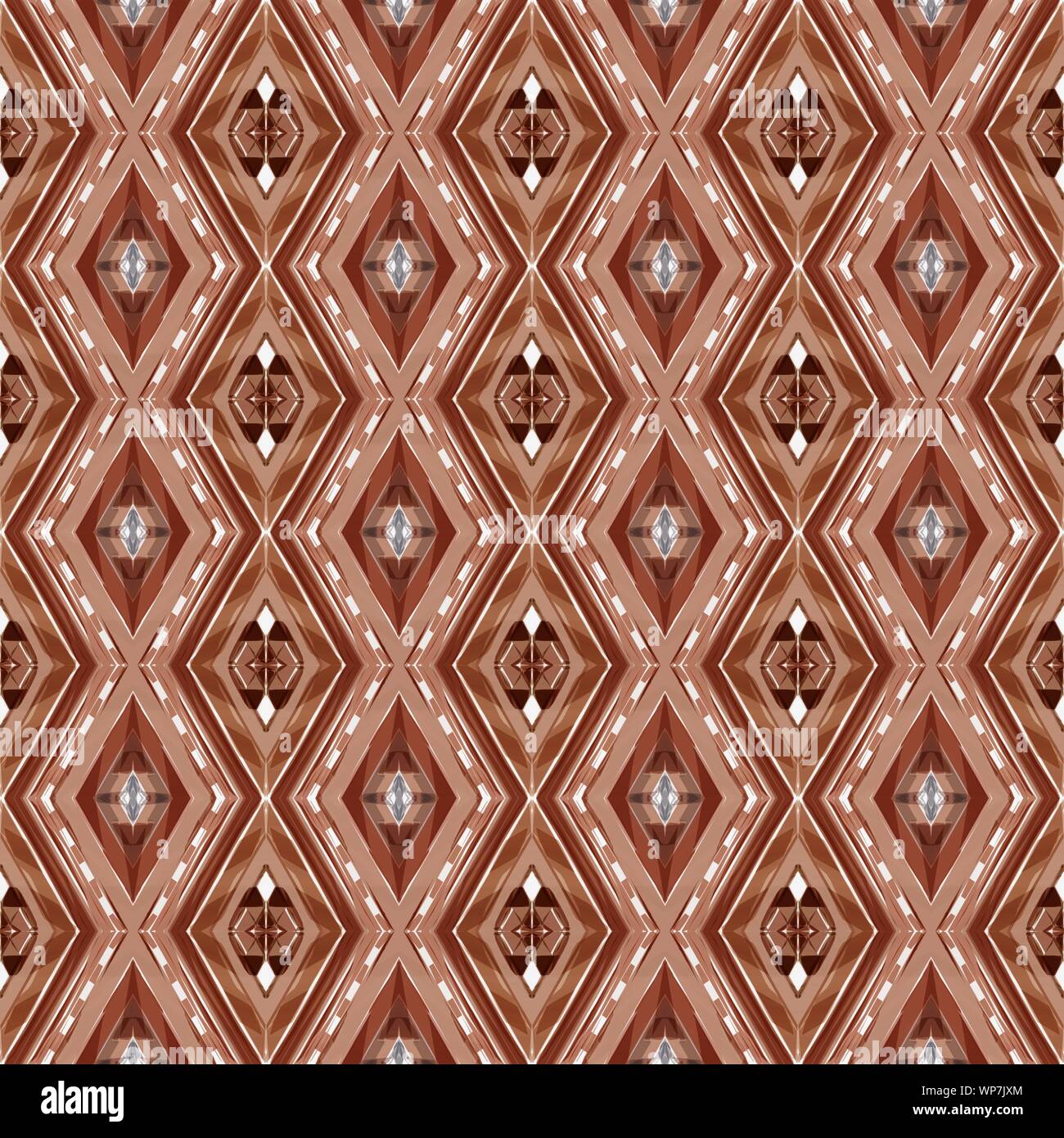 Nahtlose, sich wiederholendes Muster in Pastellfarben Braun, Bettwäsche und Schokolade Farben. Kann für Wallpaper, Home Decor, Mode Textil- und Texturen verwendet werden. Stockfoto