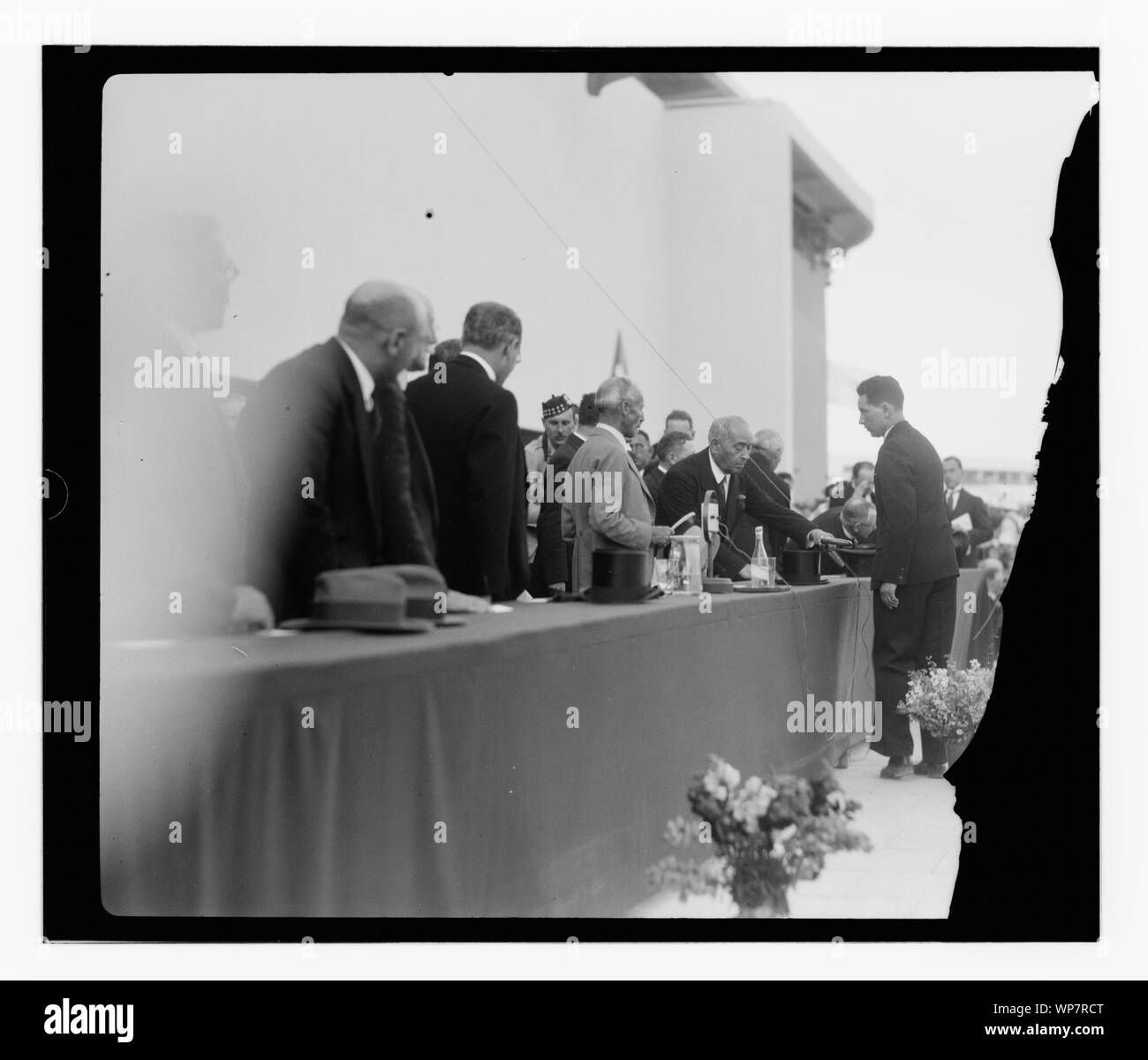 Post in der Levante, 1934, Tel Aviv Stockfoto