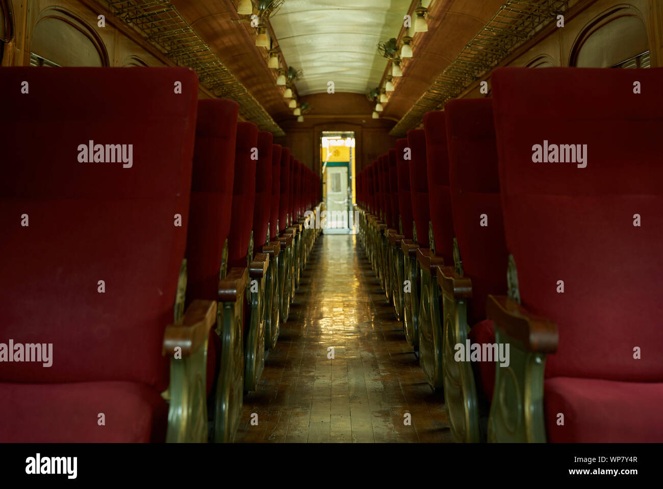 Railtrains Museum Puebla Stockfoto