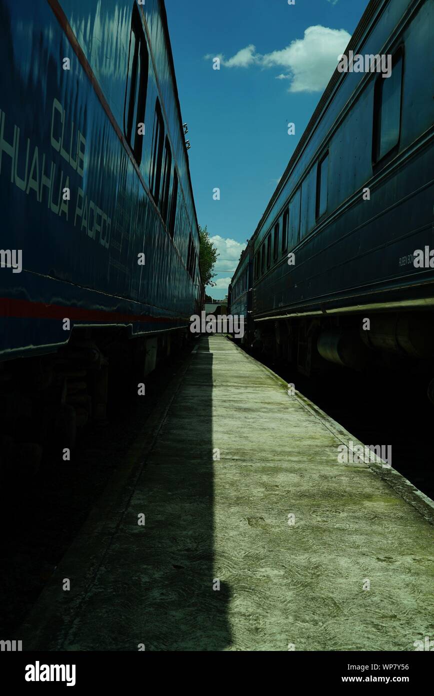 Railtrains Museum Puebla Stockfoto