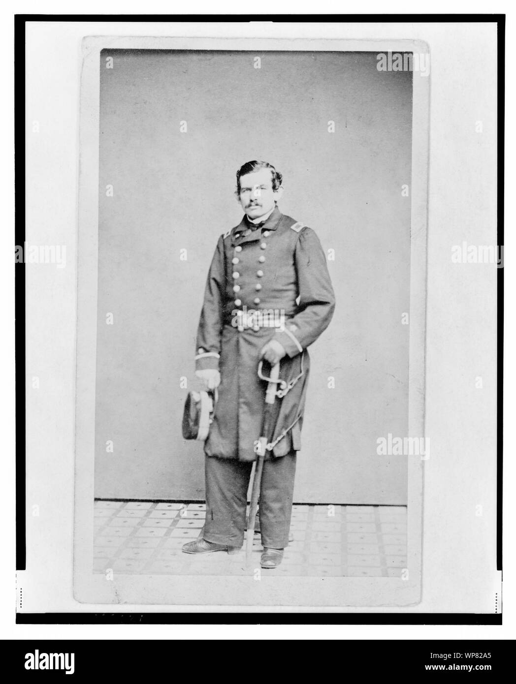 Leutnant Carl Wappenhaus, Union Officer, full-length Portrait, stehend, nach vorne] / Julius Brill, New York Stockfoto