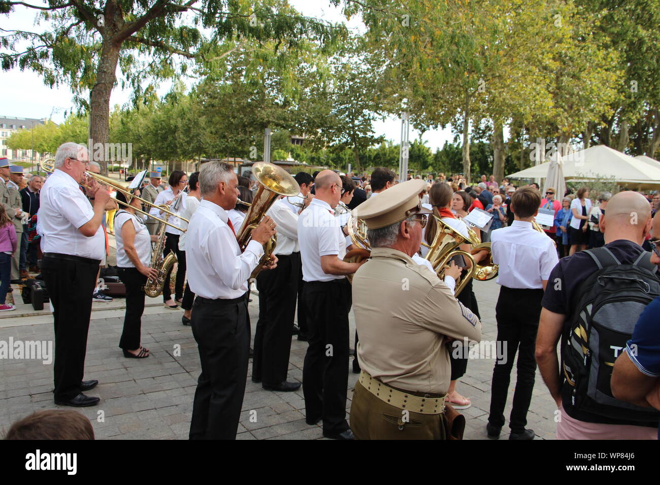 Freitag, 6. September 2019, zum 75. Jahrestag der Befreiung von Niort Stockfoto