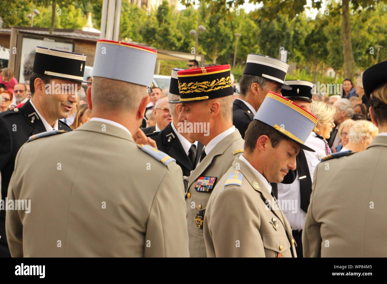 Freitag, 6. September 2019, zum 75. Jahrestag der Befreiung von Niort Stockfoto