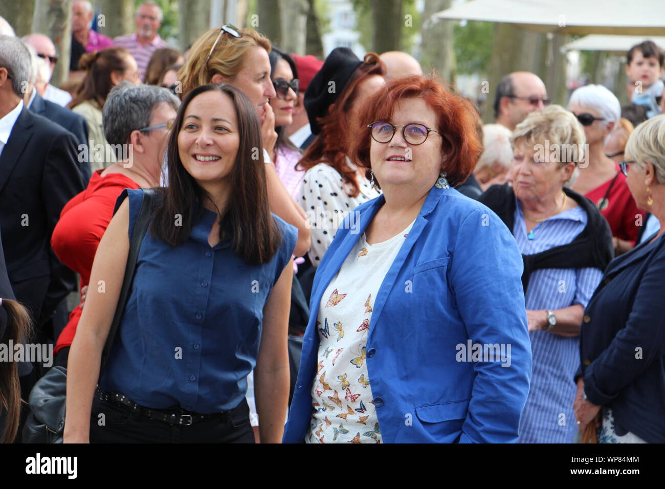Freitag, 6. September 2019, zum 75. Jahrestag der Befreiung von Niort Stockfoto