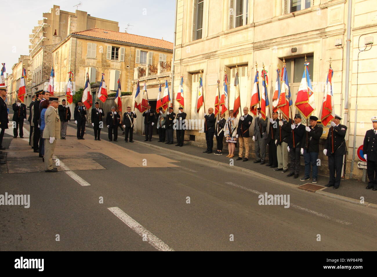 Freitag, 6. September 2019, zum 75. Jahrestag der Befreiung von Niort Stockfoto