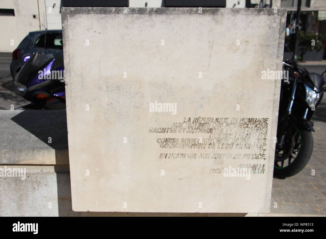 Freitag, 6. September 2019, zum 75. Jahrestag der Befreiung von Niort Stockfoto