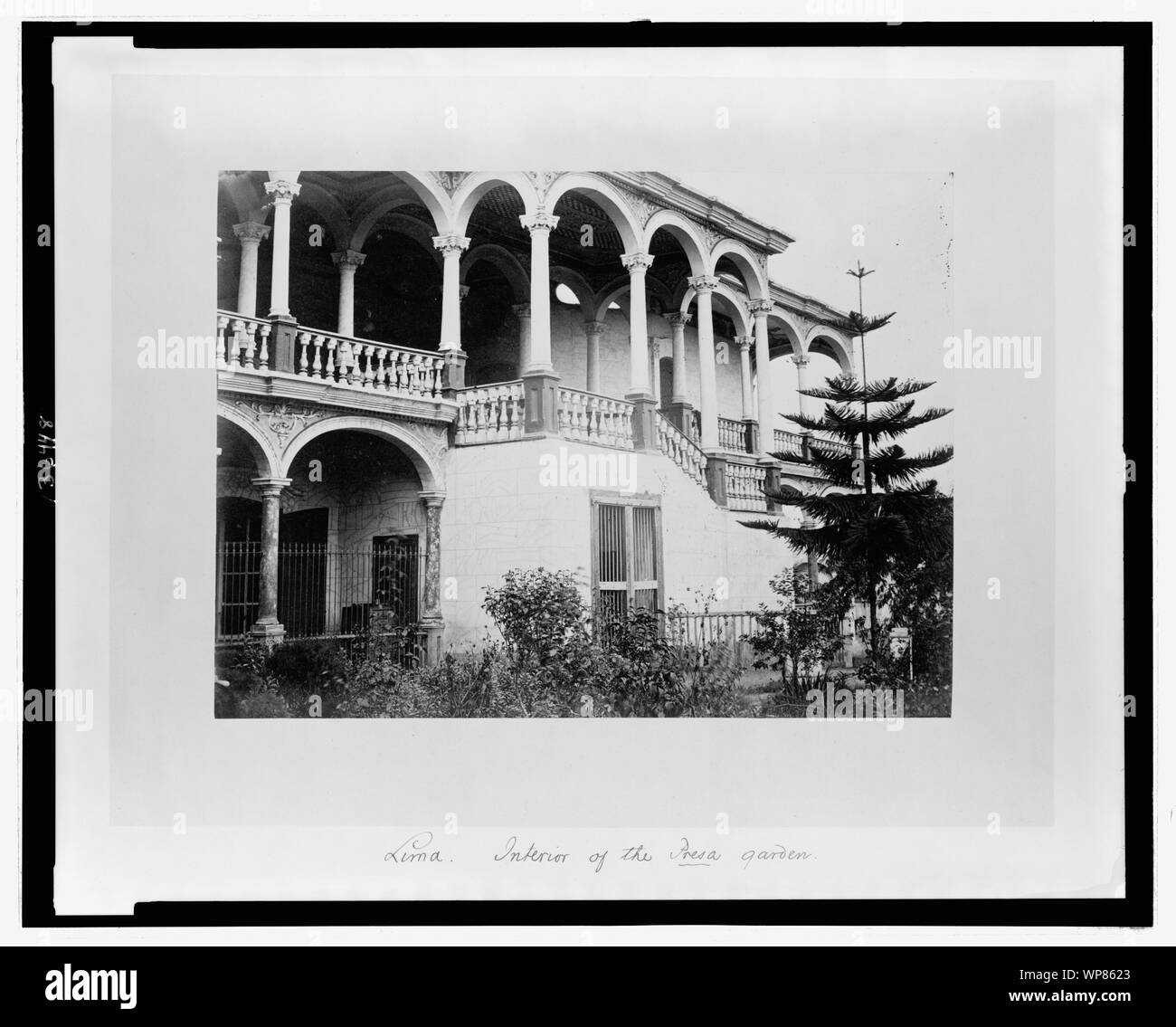 Lima. Innenraum der Presa Garten Stockfoto