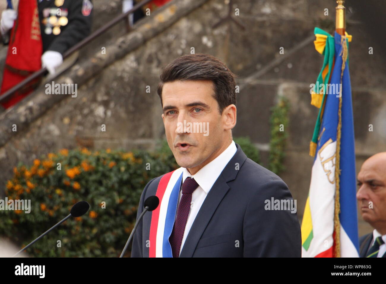 Freitag, 6. September 2019, zum 75. Jahrestag der Befreiung von Niort Stockfoto