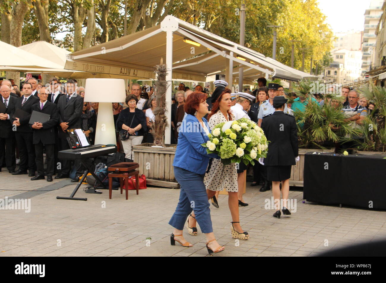 Freitag, 6. September 2019, zum 75. Jahrestag der Befreiung von Niort Stockfoto