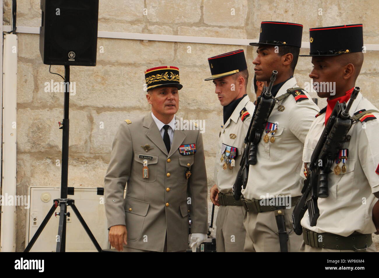 Freitag, 6. September 2019, zum 75. Jahrestag der Befreiung von Niort Stockfoto