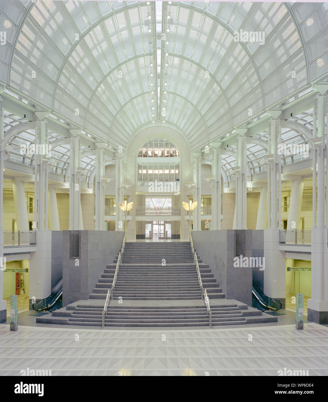 Lobby des Ronald Reagan Building und International Trade Centre an der Pennsylvania Avenue, Washington, D.C Stockfoto
