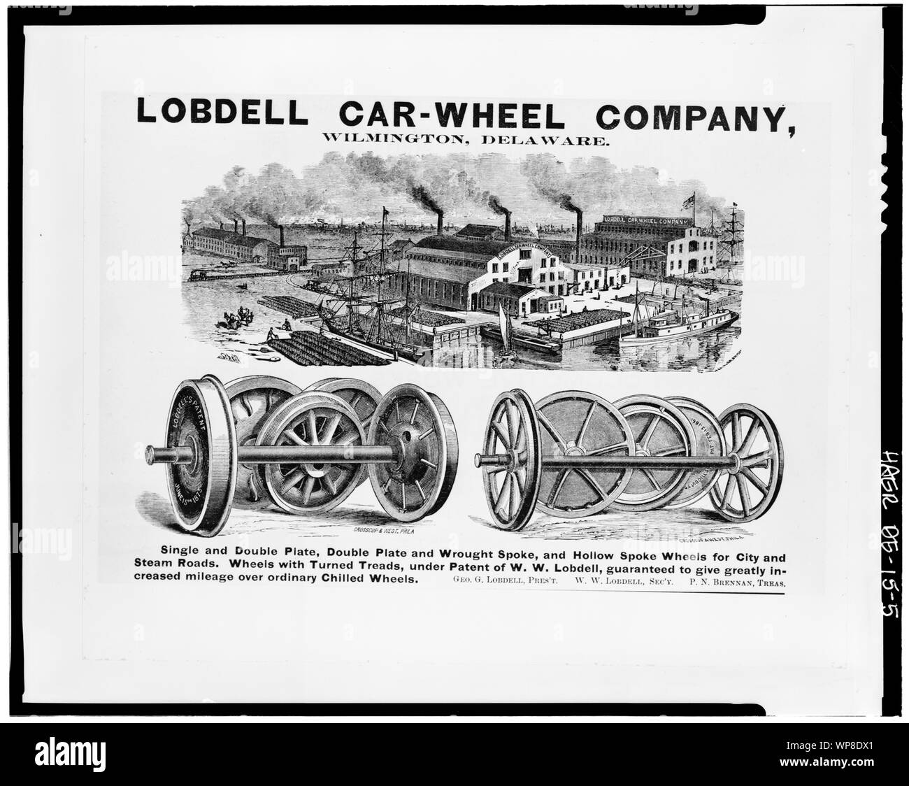 Lobdell Auto Rad Unternehmen, Christina Avenue, Wilmington, New Castle County, DE; Stockfoto