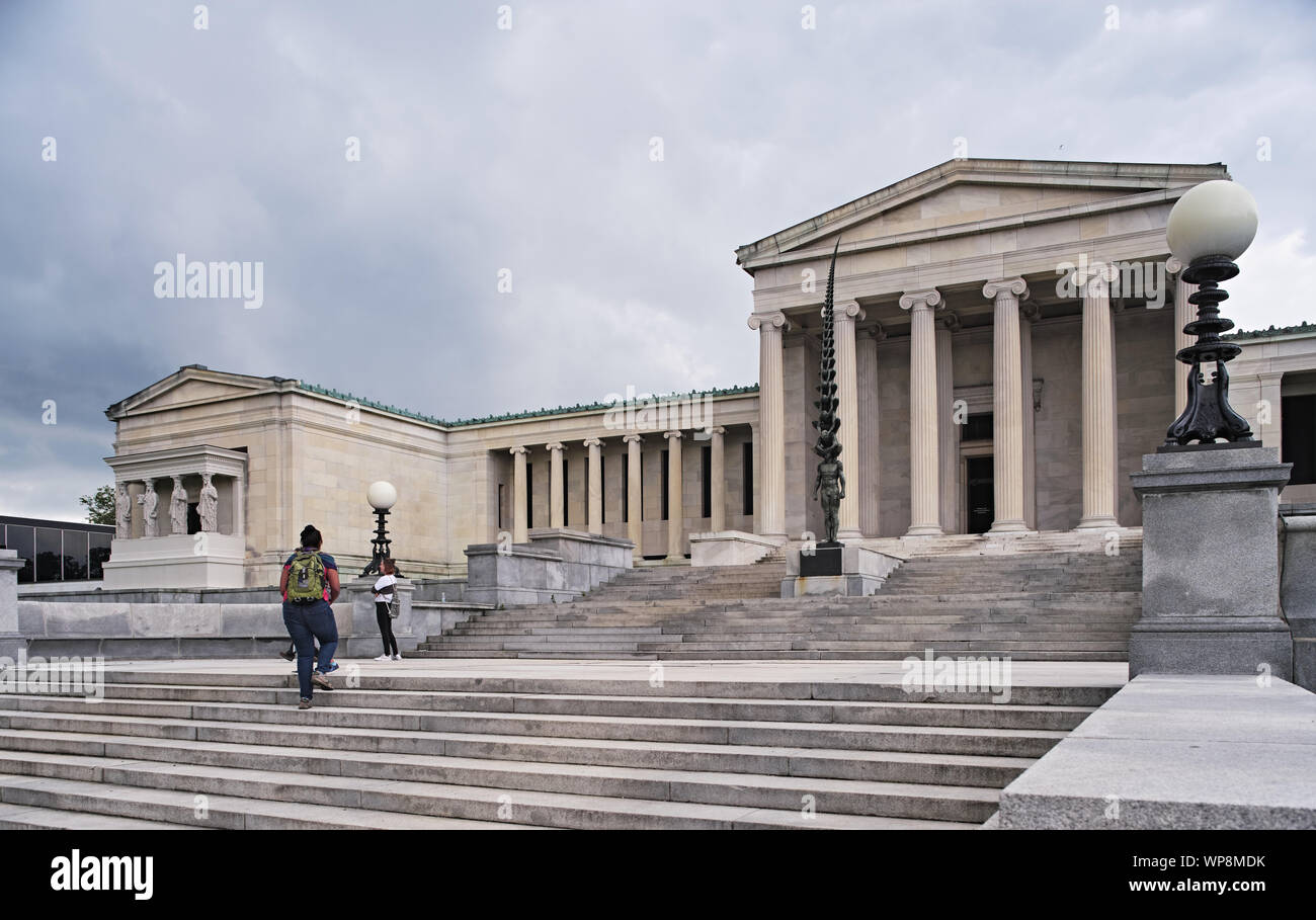 Albright Knox Art Gallery in Buffalo New York Stockfoto