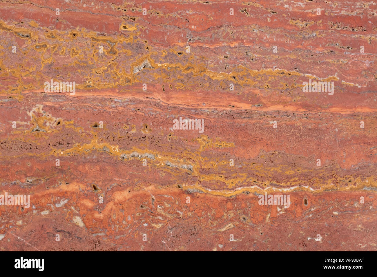 Teure Travertin Textur als Teil ihres Designs. Stockfoto