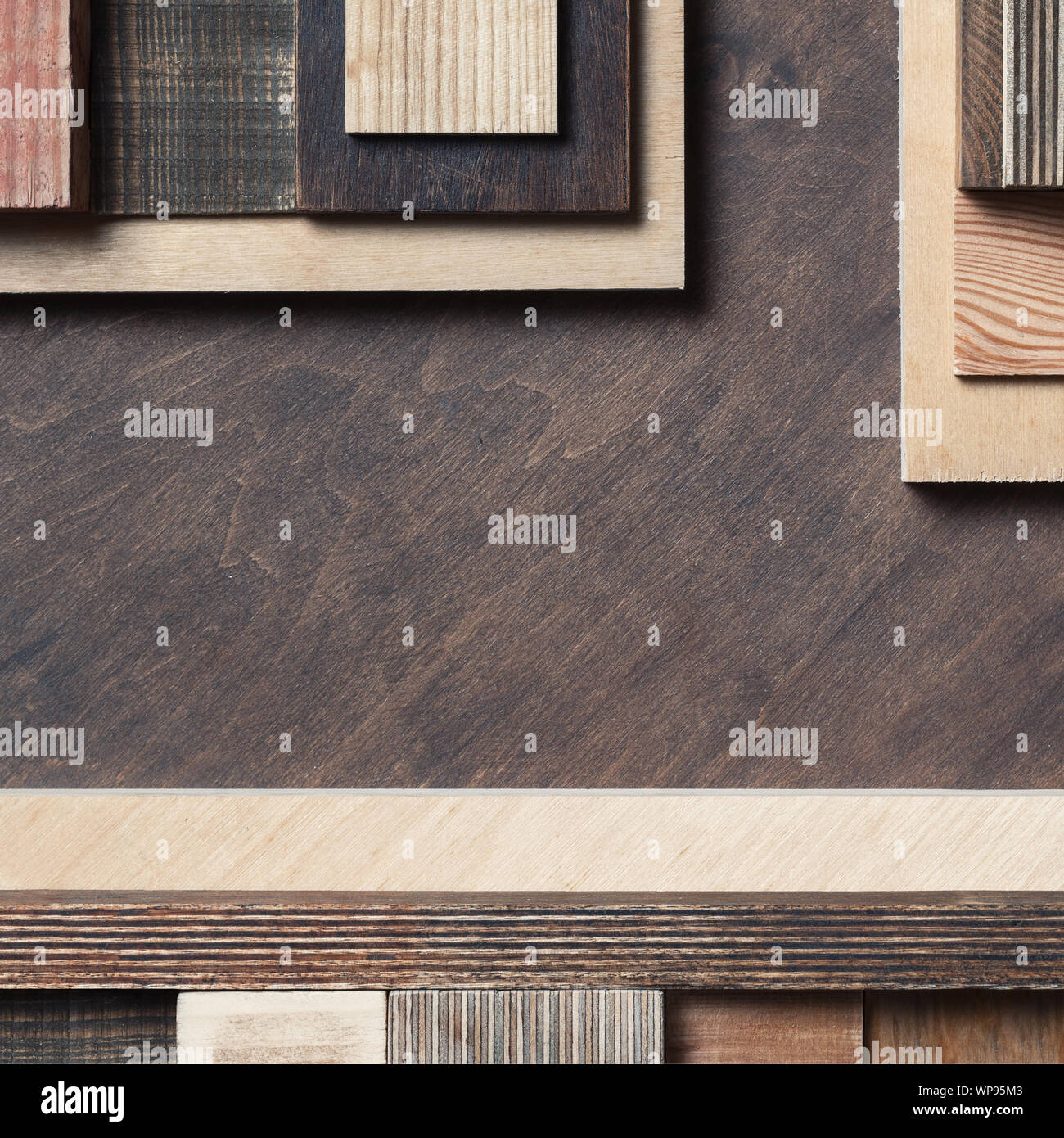 Abstrakte schrott Holz Hintergrund Stockfoto