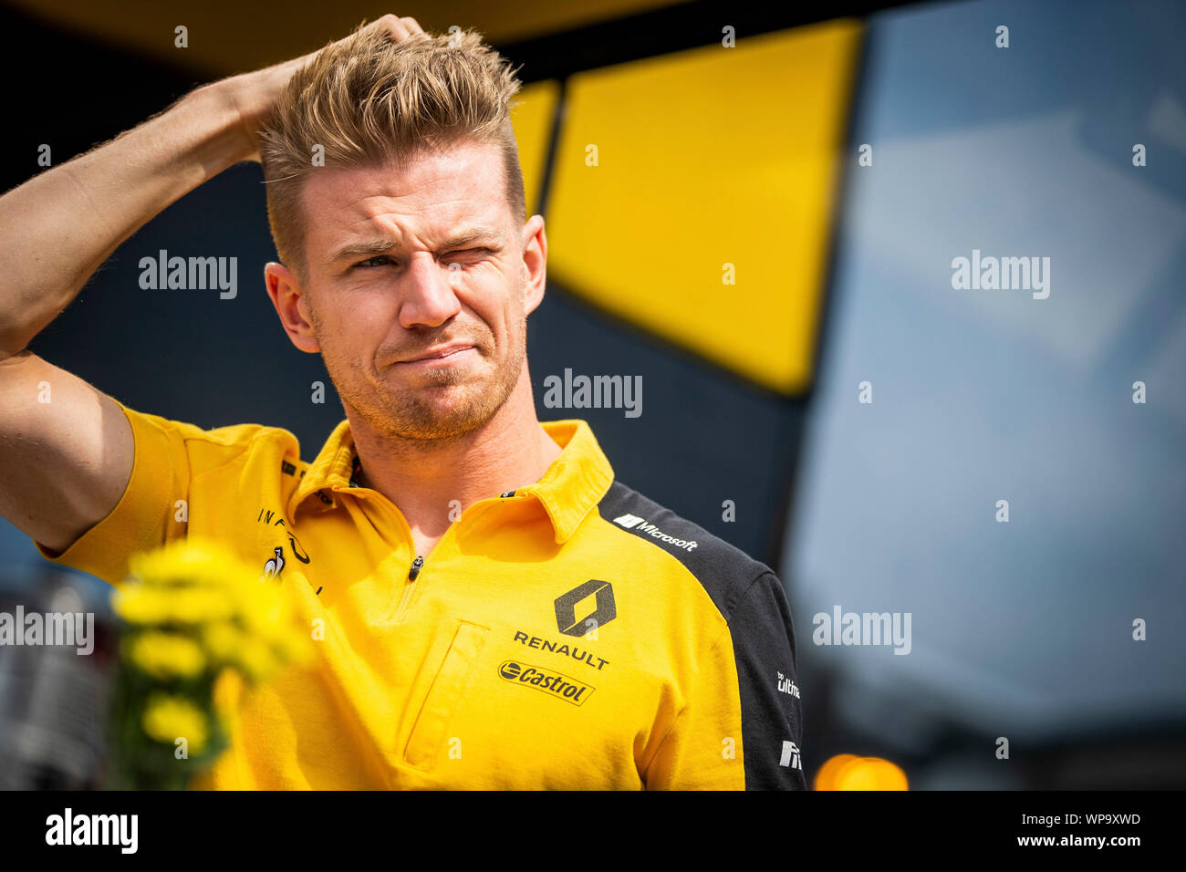 Motorsport: FIA Formel Eins-Weltmeisterschaft 2019, Grand Prix von Italien, #27 Nico Hulkenberg (GER, Renault F1 Team), | Verwendung weltweit Stockfoto