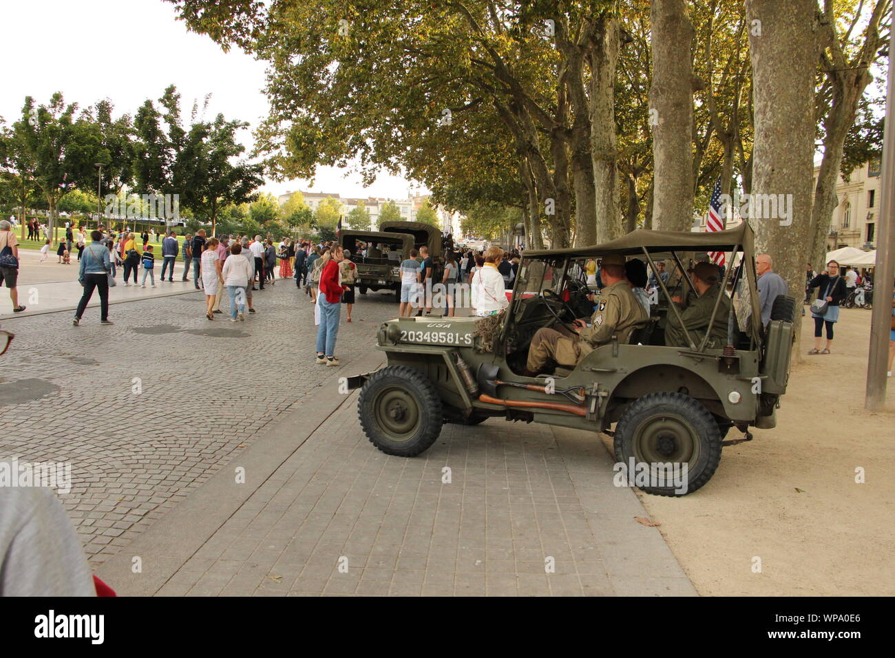 Freitag, 6. September 2019, zum 75. Jahrestag der Befreiung von Niort Stockfoto
