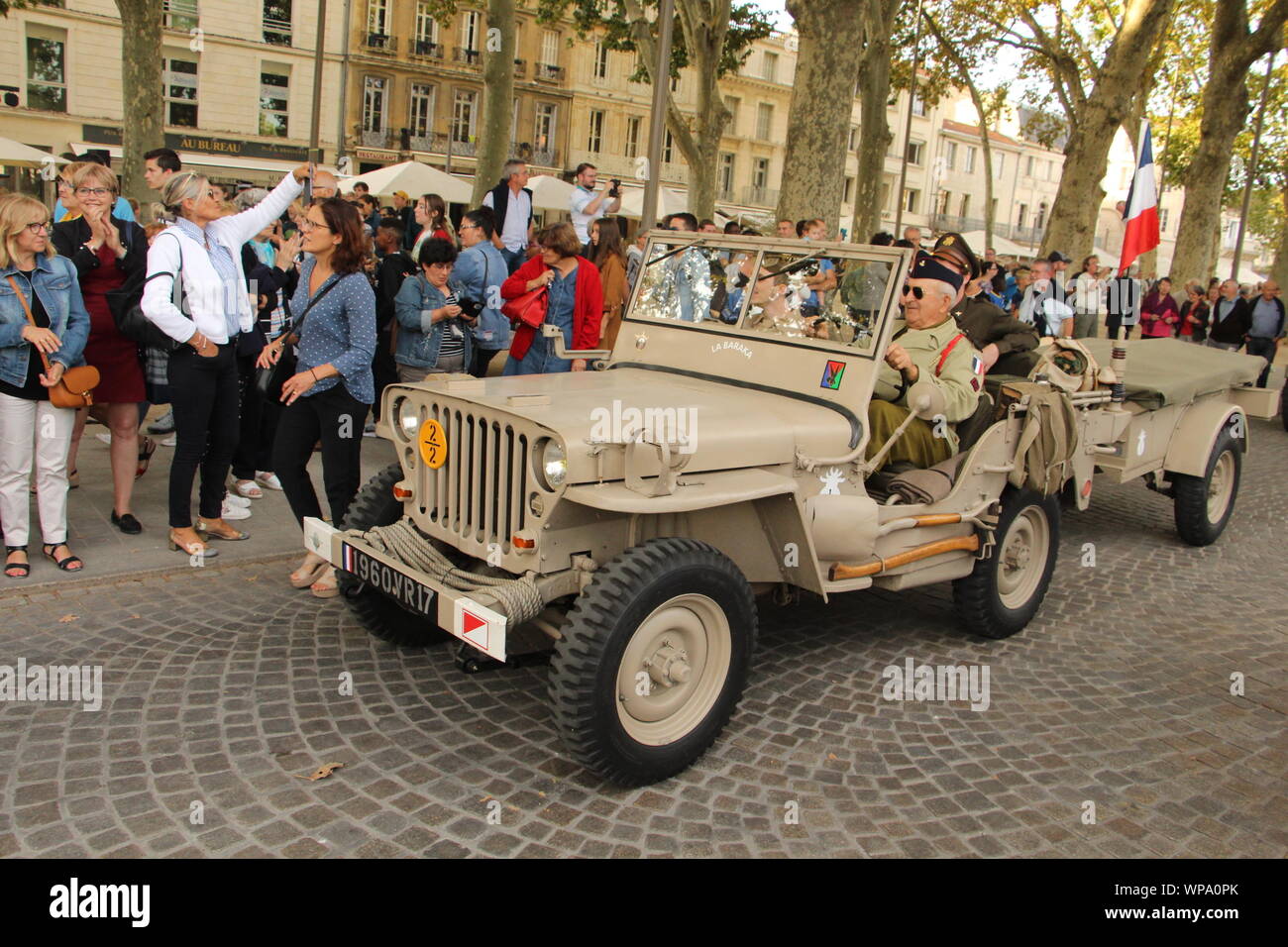 Freitag, 6. September 2019, zum 75. Jahrestag der Befreiung von Niort Stockfoto