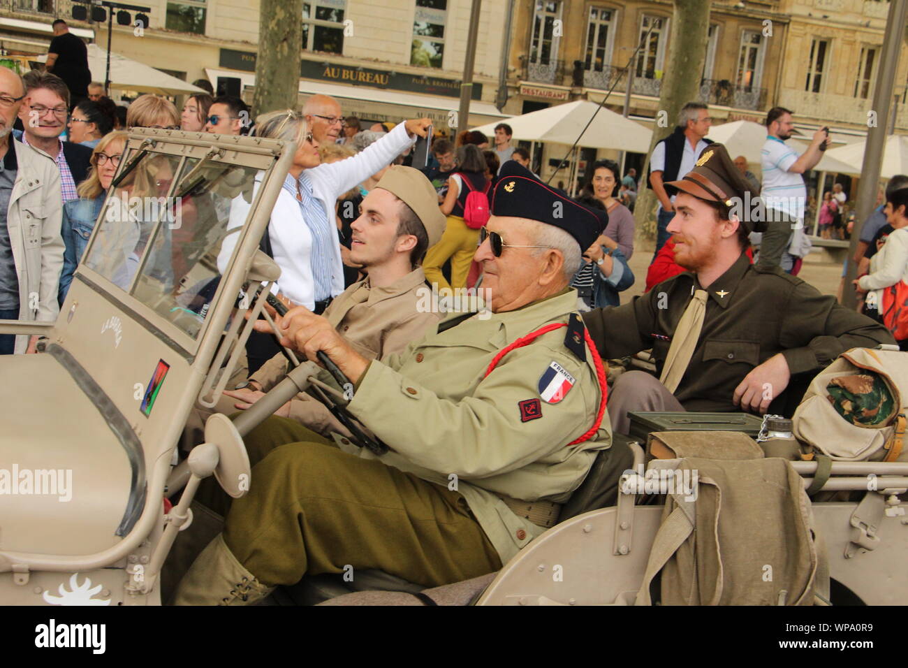 Freitag, 6. September 2019, zum 75. Jahrestag der Befreiung von Niort Stockfoto