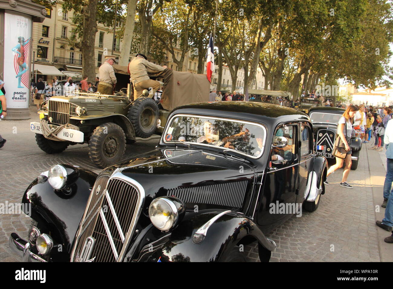 Freitag, 6. September 2019, zum 75. Jahrestag der Befreiung von Niort Stockfoto