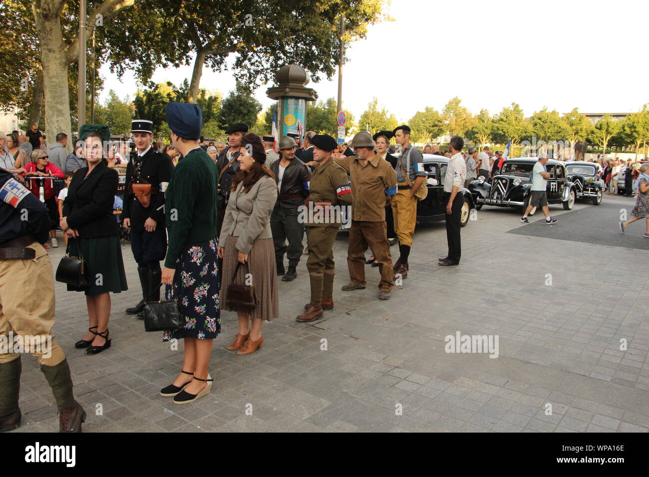 Freitag, 6. September 2019, zum 75. Jahrestag der Befreiung von Niort Stockfoto