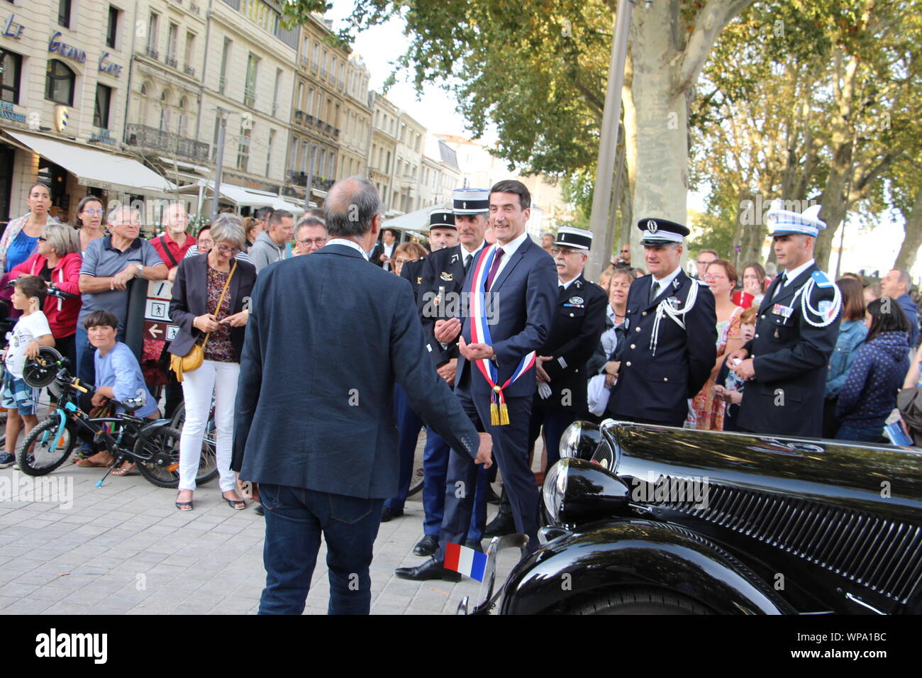 Freitag, 6. September 2019, zum 75. Jahrestag der Befreiung von Niort Stockfoto