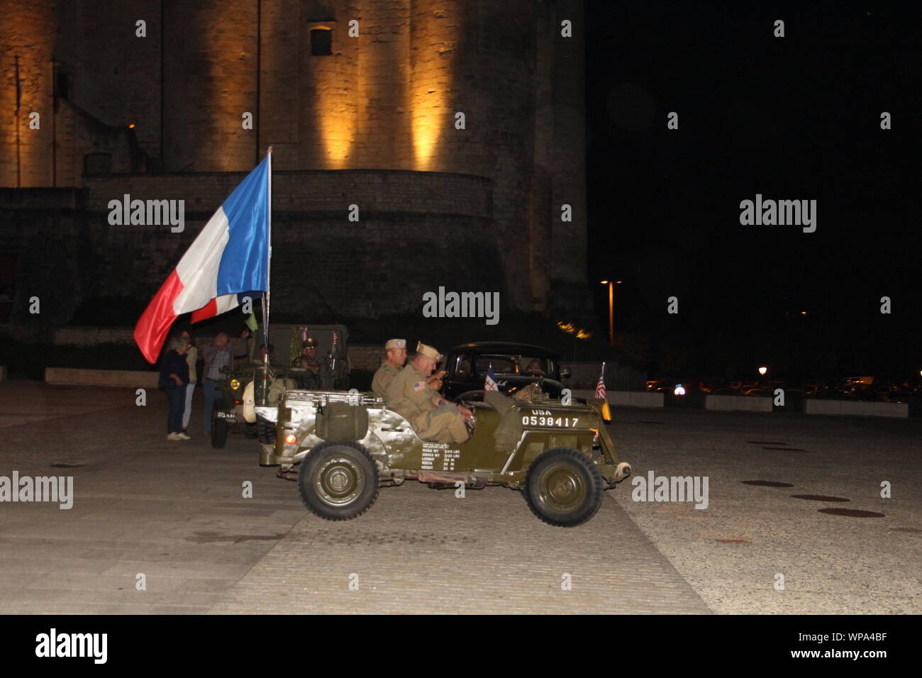 Freitag, 6. September 2019, zum 75. Jahrestag der Befreiung von Niort Stockfoto