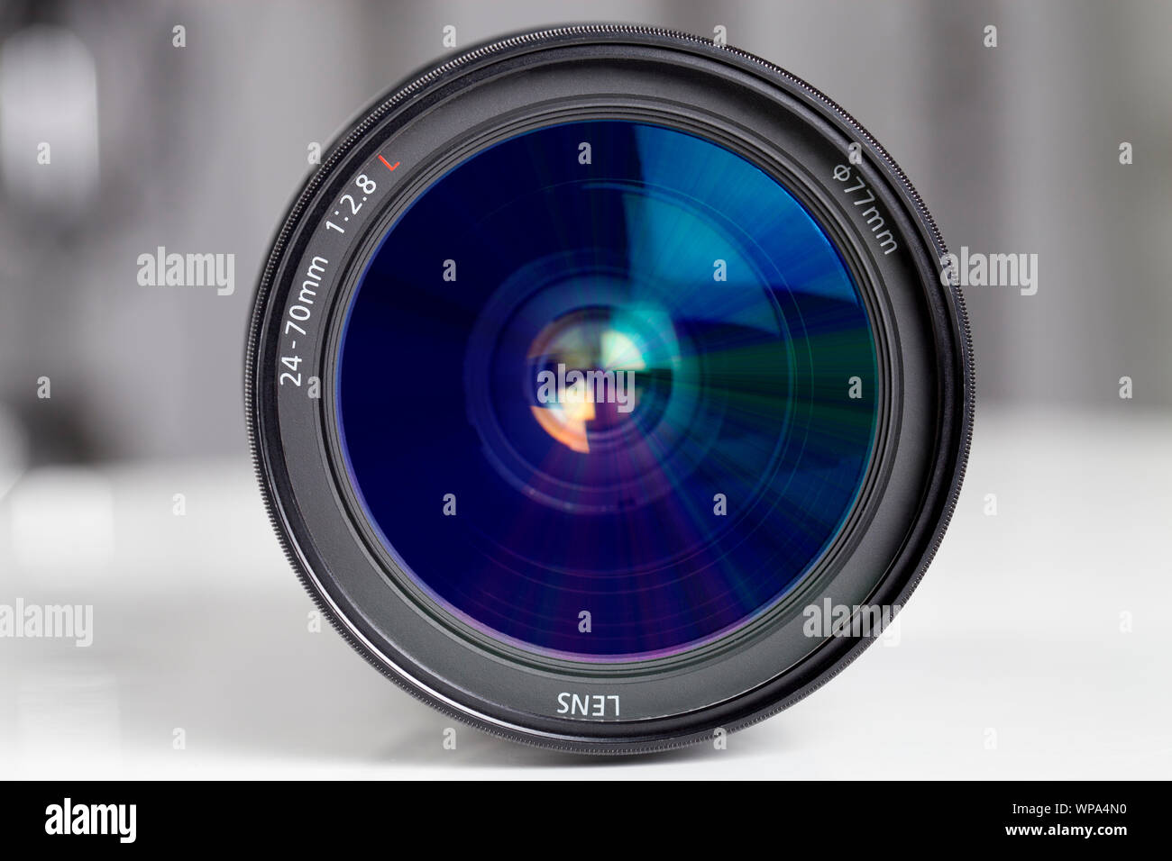 Nahaufnahme von einer digitalen Kamera-Objektiv Stockfoto