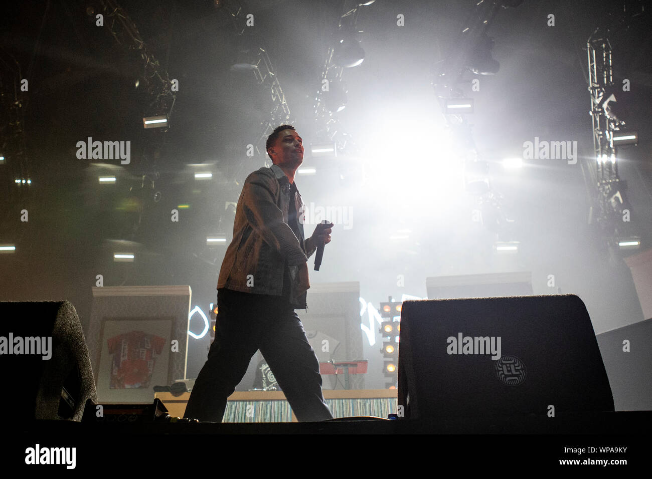 Biddinghuizen, Niederlande, 18. August 2019 Loyle Carner führt Live at Lowlands Festival 2019 © Roberto Finizio / alamy Stockfoto