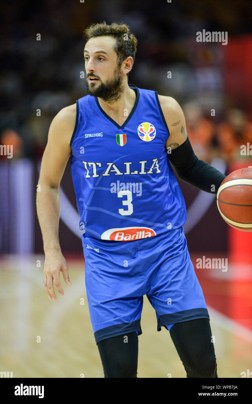 Marco Belinelli. Italien gegen Puerto Rico. Basketball Wm China 2019, zweite Runde Stockfoto