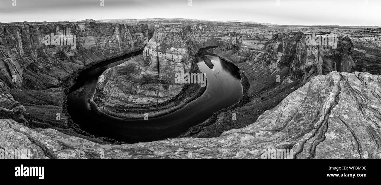 Horseshoe Bend Canyon in Arizona Stockfoto Horseshoe Bend Canyon in Arizona Stockfoto
