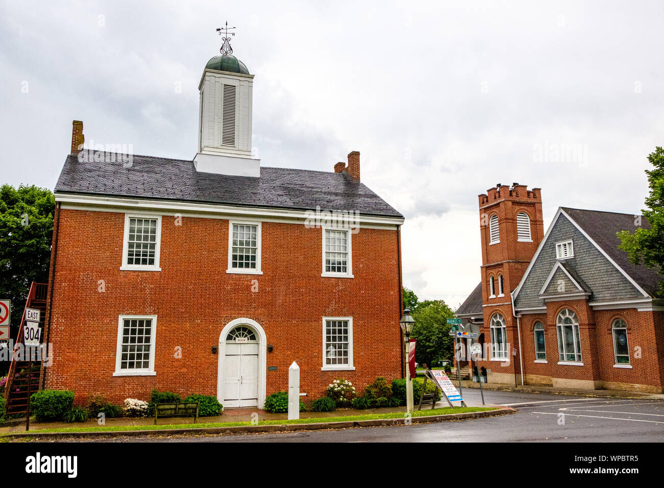 Uns Post, Alte Union County Courthouse, 220 Vine Street, New Berlin, Pennsylvania Stockfoto