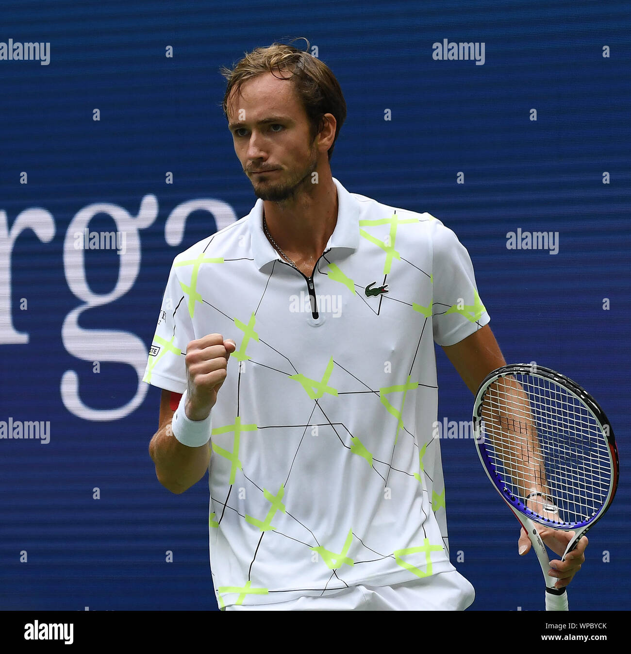 New York Flushing Meadows US Open 2019 08/09/19 Tag 14 Daniil Medwedew (RUS) in Mens Singles Foto Roger Parker International Sport Fotos Ltd/Alamy leben Nachrichten Stockfoto