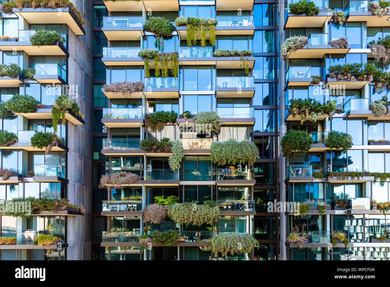 Eine Central Park in Sydney - eine ungewöhnliche green building Stockfoto