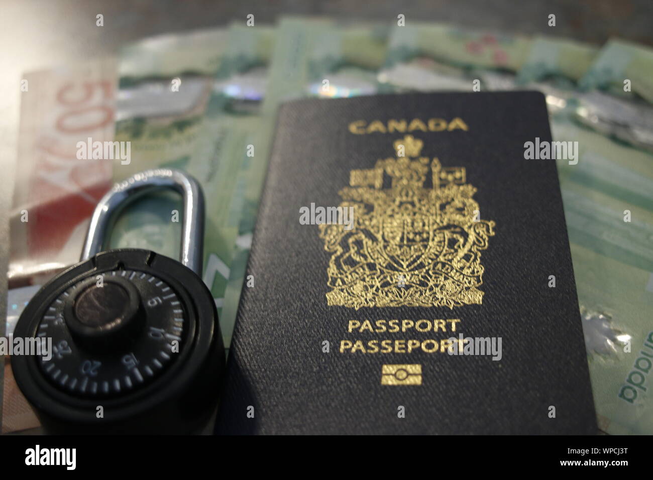 Canadian Immigration themed Fotos politische Konzepte zu veranschaulichen Stockfoto