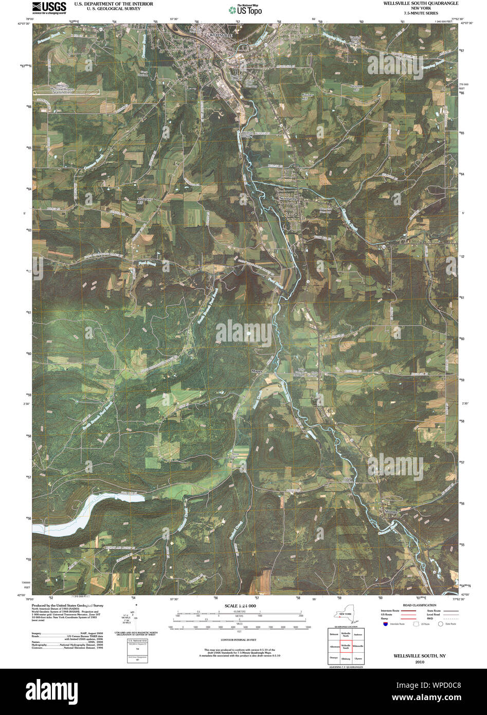 Wellsville karte Stockfotos und bilder Kaufen Alamy