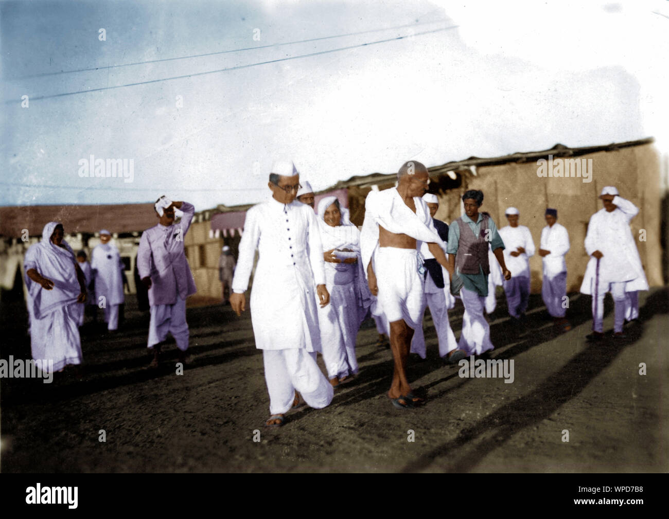 Mahatma Gandhi in Karachi Kongress, Indien, Asien, März 1931 Stockfoto